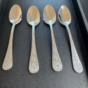 SMI USA Spoons‎ Set of 4 Celtic Design Silverware Flatware Replacement Set